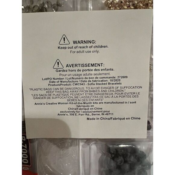 Wallaroo Beaded Multicolor Adjustable Handmade Bracelet Kit - Picture 3 of 4